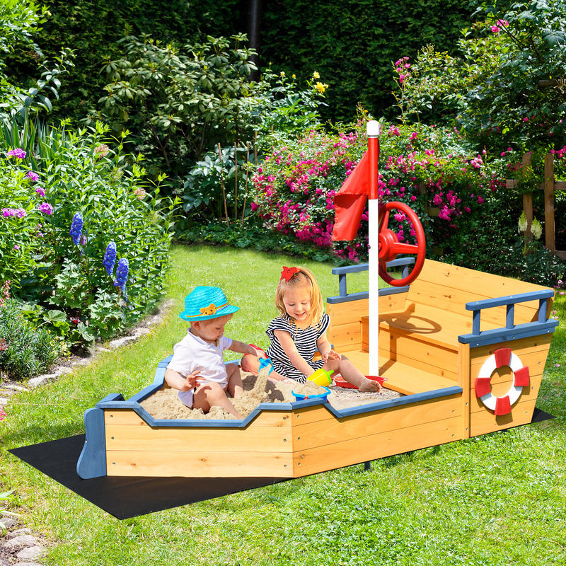 Kids Outdoor Wooden Playset - Casetta da gioco per bambini a