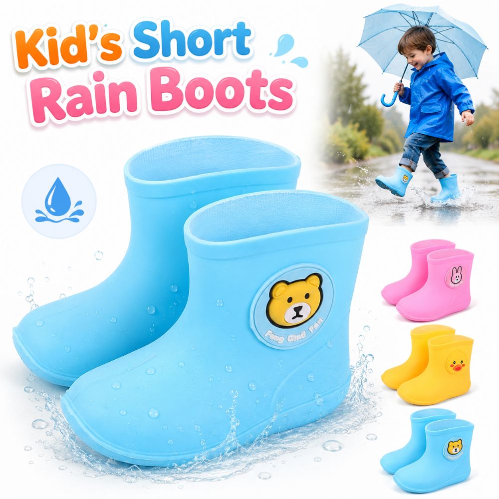 Kids Outdoor Boots - Stivali da Pioggia Corti Antiscivolo per