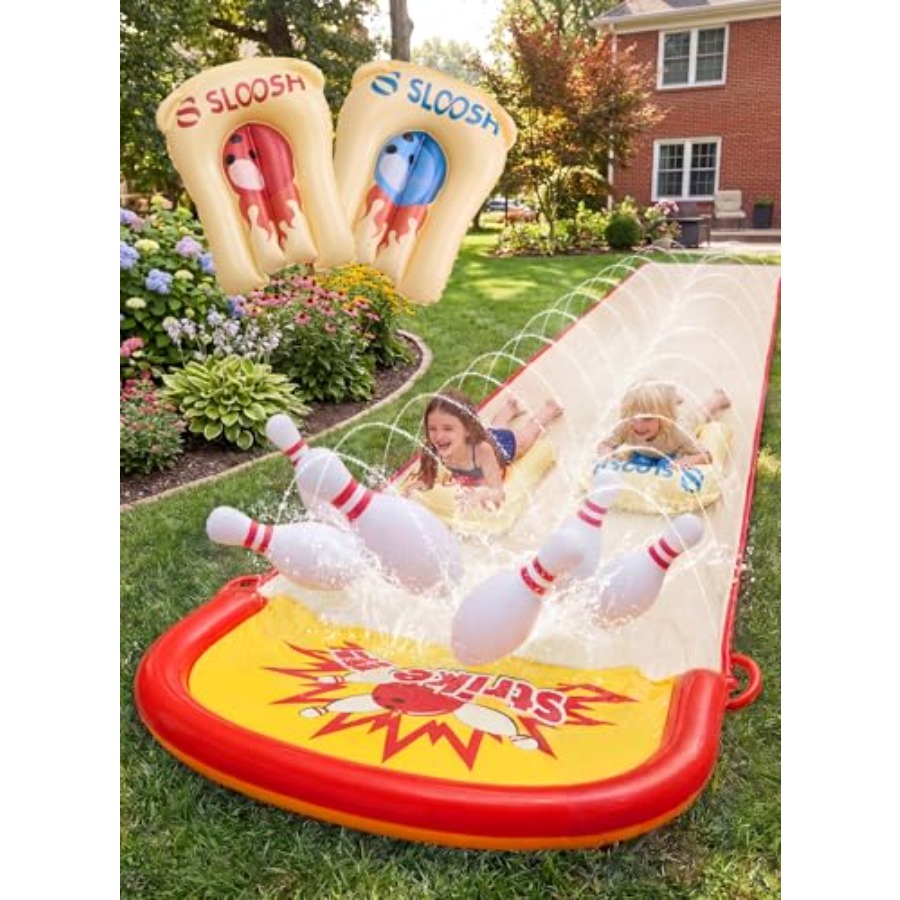 Kids Outdoor Water Slide - Divertimento all'aperto per bambini: scivolo acquatico