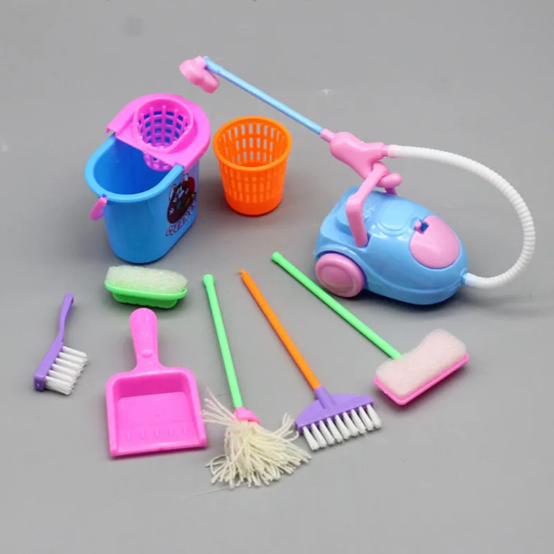Kids Outdoor Broom - 9 pezzi in miniatura casa delle