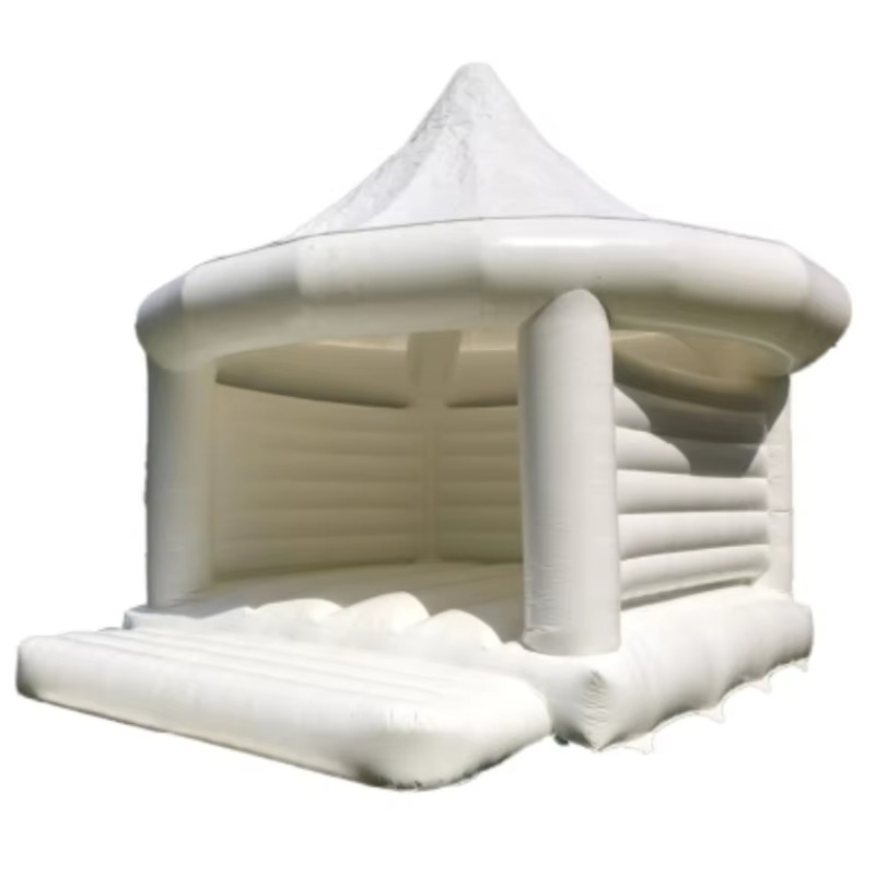 Kids Outdoor House - Castello Gonfiabile Bianco per Matrimoni, Giochi