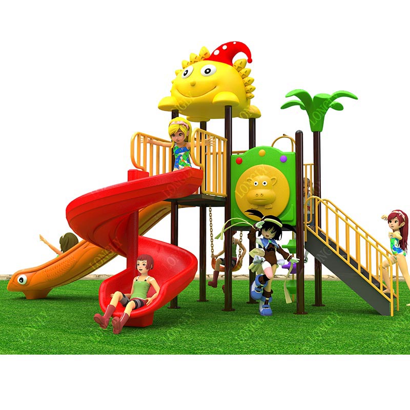 Kids Outdoor Education - Scivolo Commerciale in Plastica 450x270x280cm per