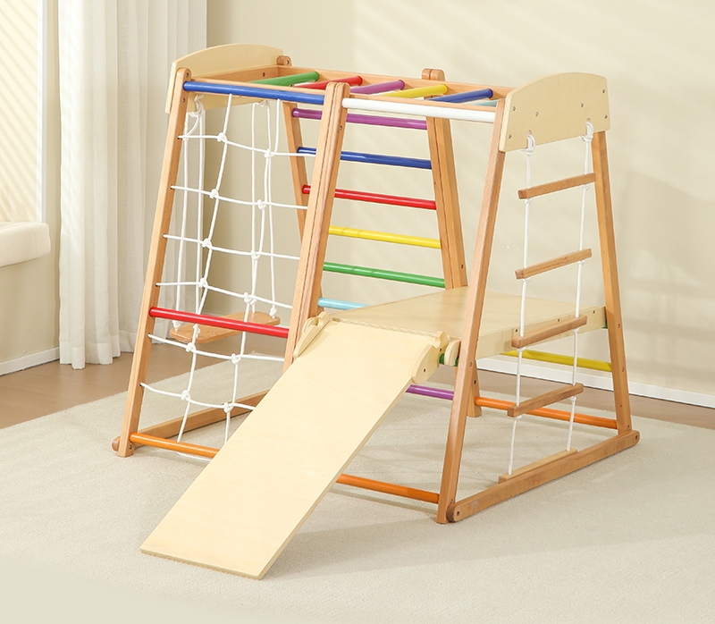Kids Outdoor Wooden Climbing Frame - Palestra da arrampicata Montessori per interni