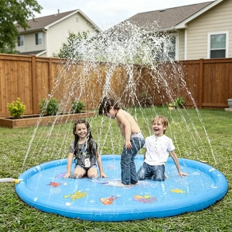 Slip Slide Water Mat - Tappetino estivo con spruzzi d'acqua per
