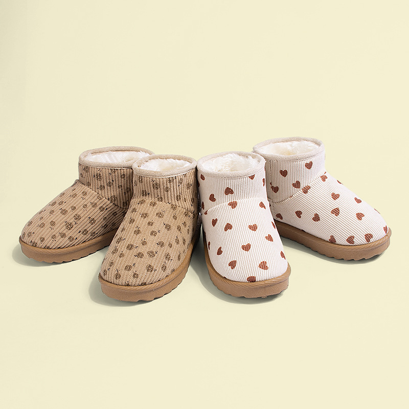 Kids Outdoor Boots - Stivaletti corti invernali caldi da ragazza