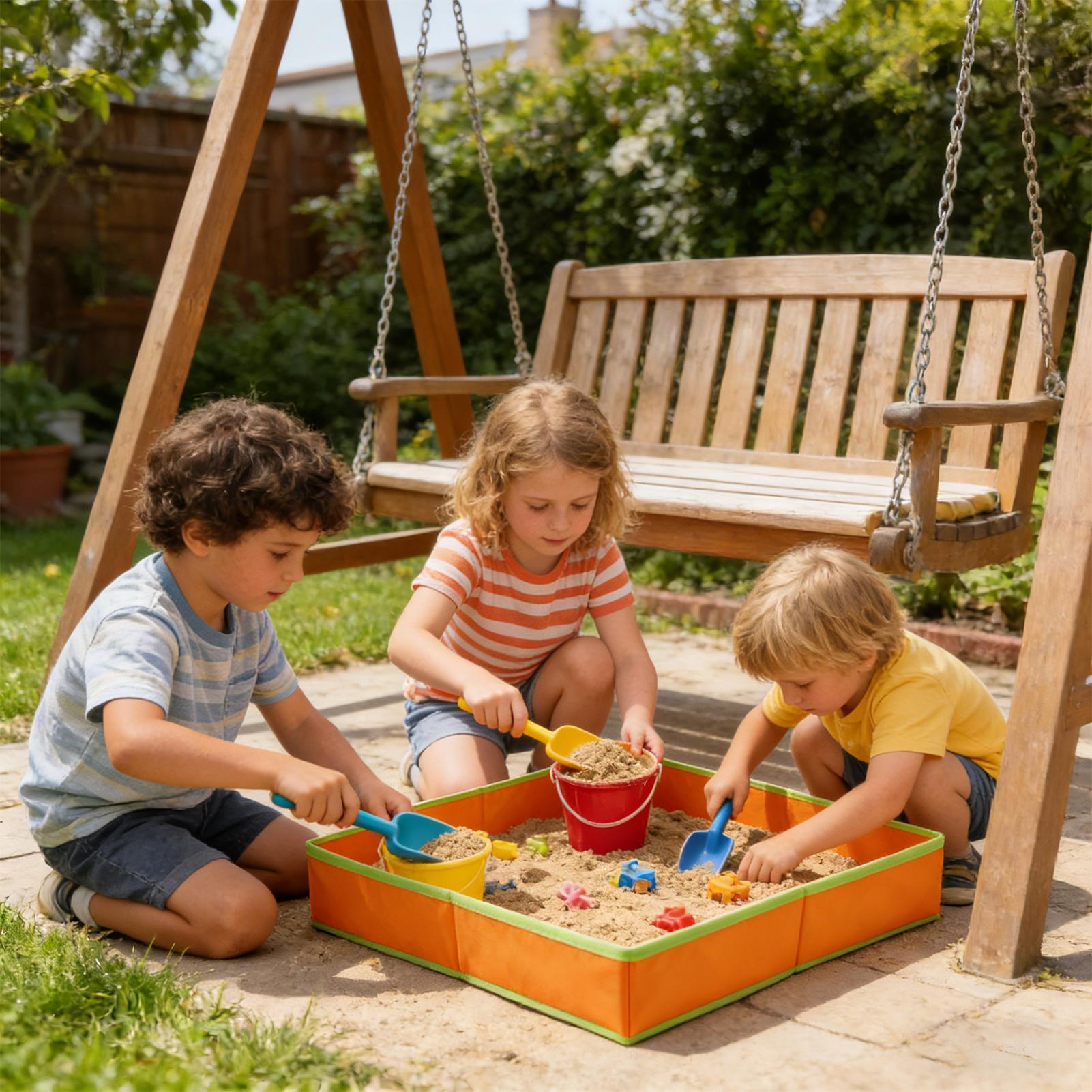 Kids Outdoor Mud Kitchen - 1 Pezzo Tavolo da Sabbia per