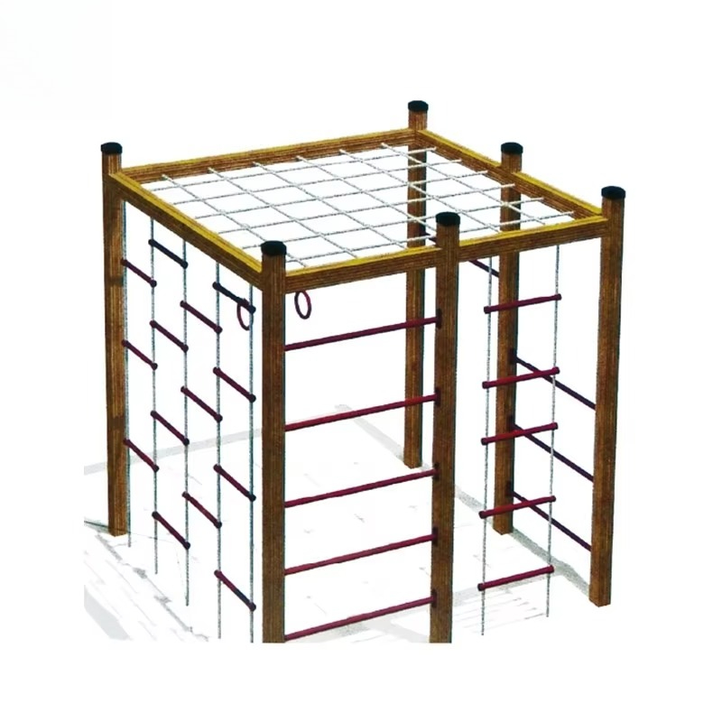Kids Outdoor Wooden Climbing Frame - Struttura per Arrampicata in Legno, Giocattolo