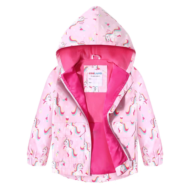 Kids Outdoor Youtube - Costume da unicorno per bambini, impermeabile