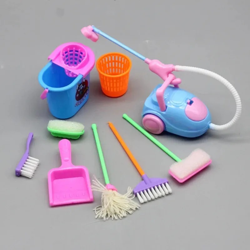 Kids Outdoor Broom - Set di mini giocattoli per la
