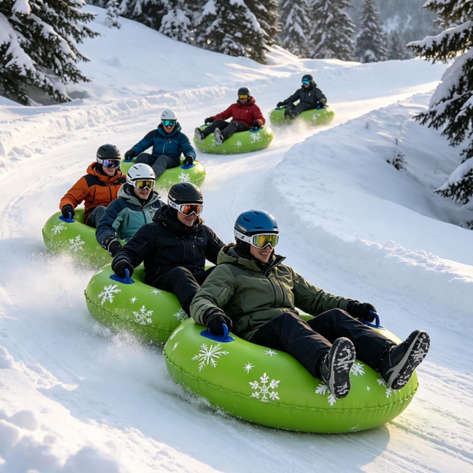Kids Outdoor Youtube - Slittini Gonfiabili per Adulti, Giochi Invernali