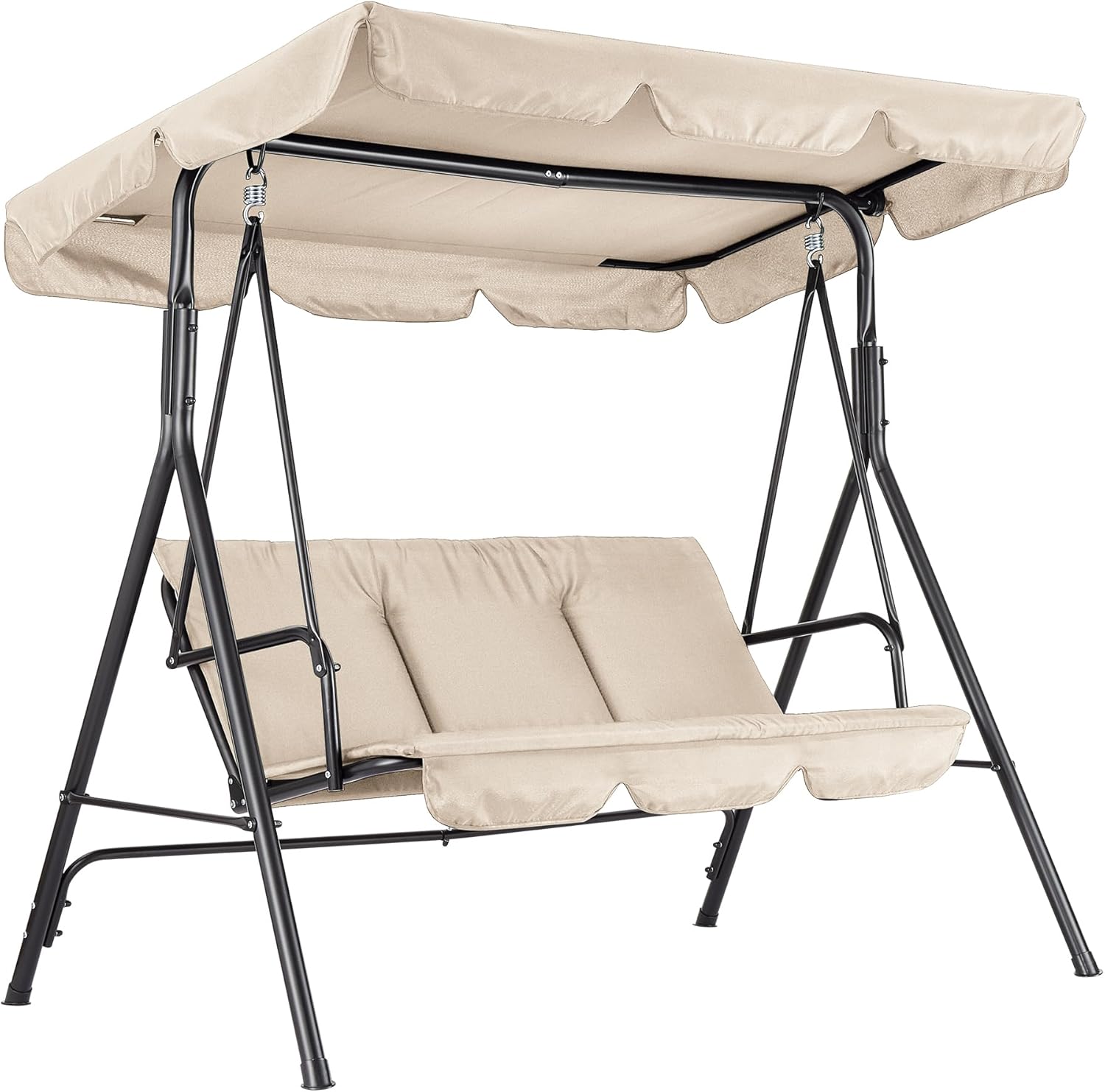 Kids Outdoor Bench - Dondolo da Esterno con Tettuccio Regolabile,