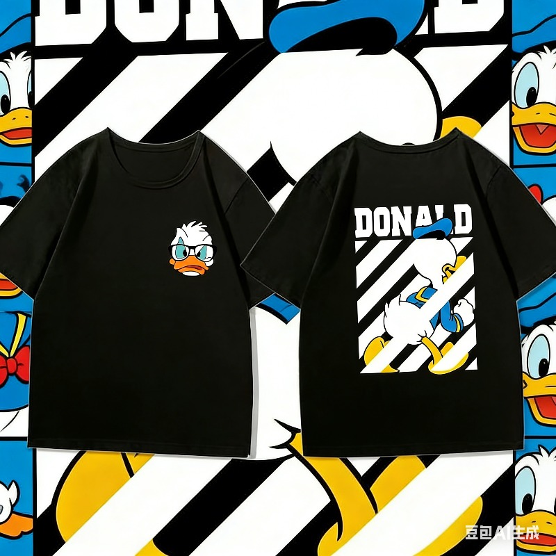 Kids Outdoor Fort - T-shirt per bambini 100% cotone Donald