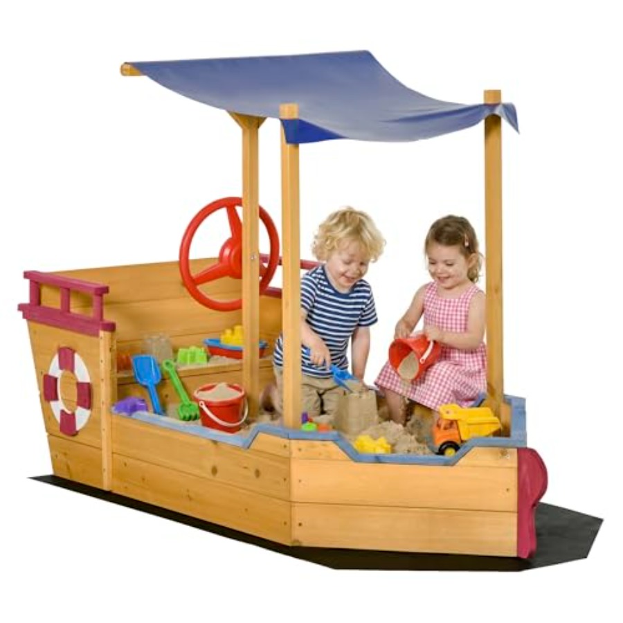 Kids Outdoor Bench - Sabbiera per bambini a forma di