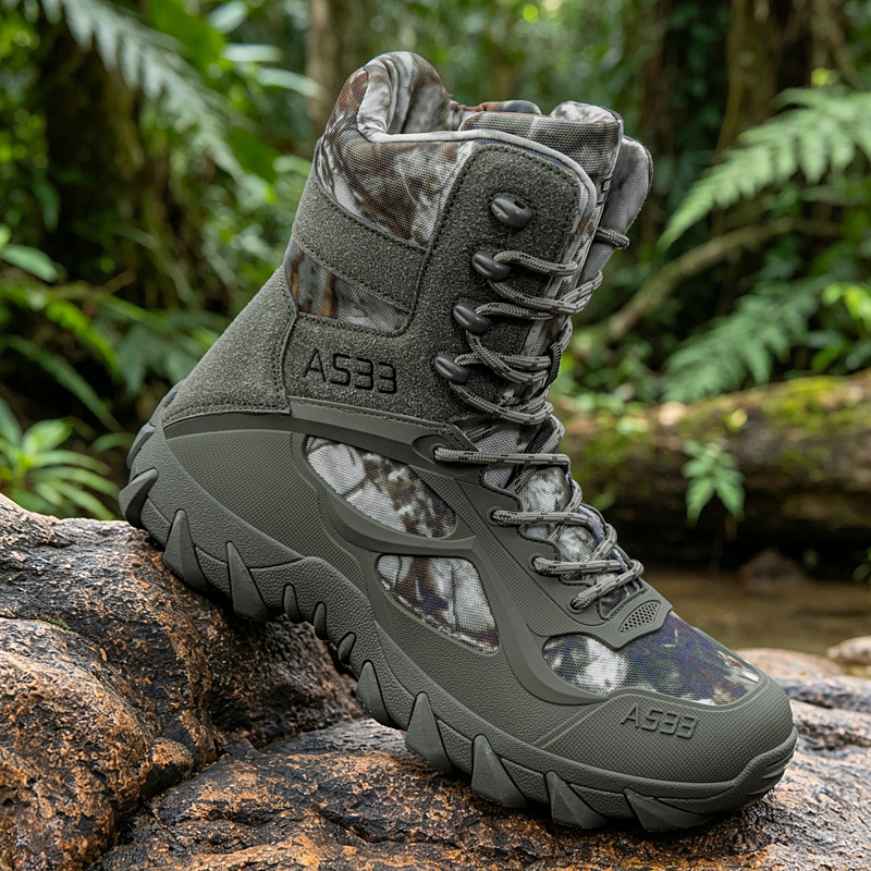 Kids Outdoor Boots - Stivali tattici da uomo per esterni,
