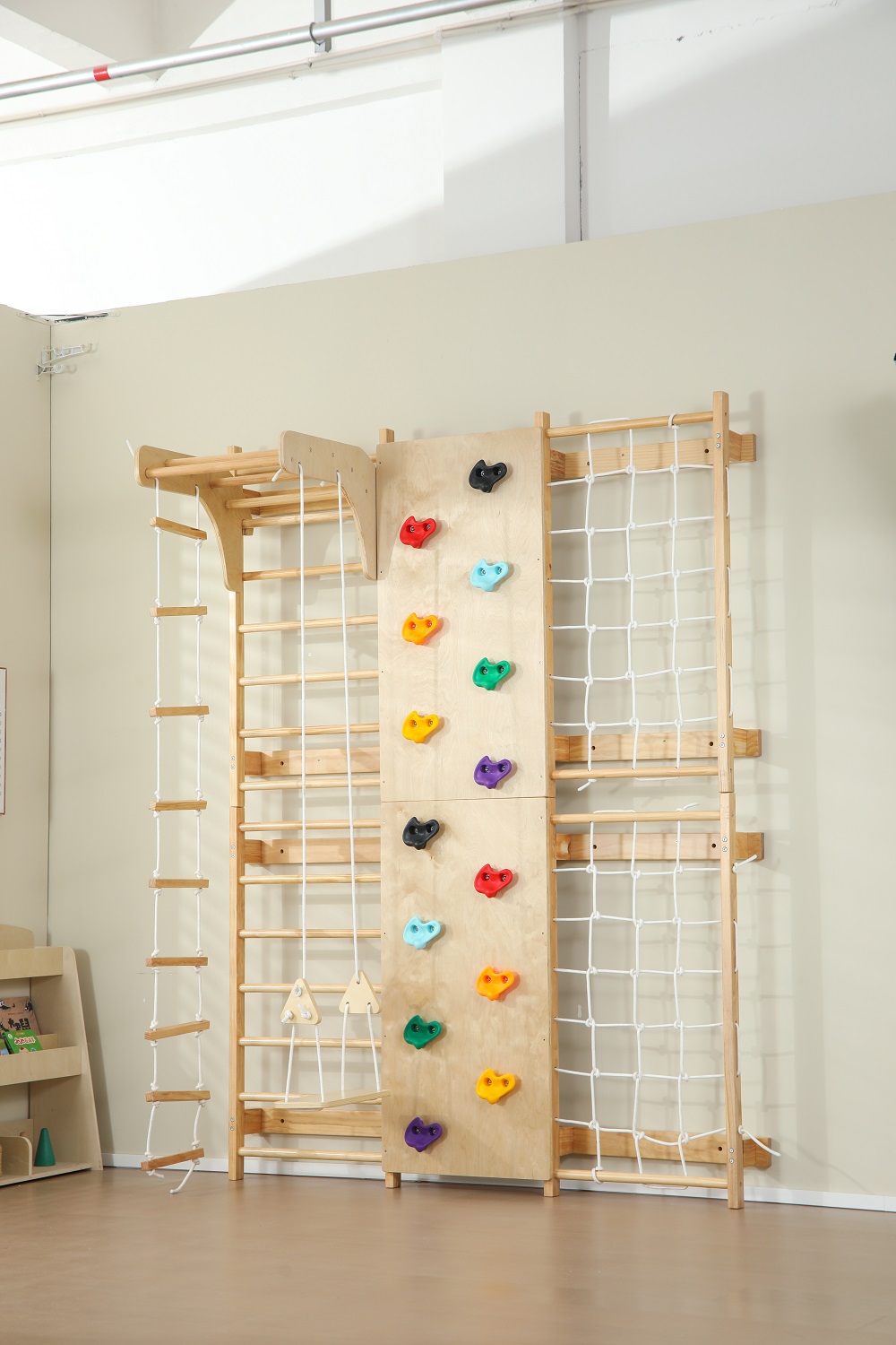 Kids Outdoor Wooden Climbing Frame - Disponibile Barrette per scimmie per interni