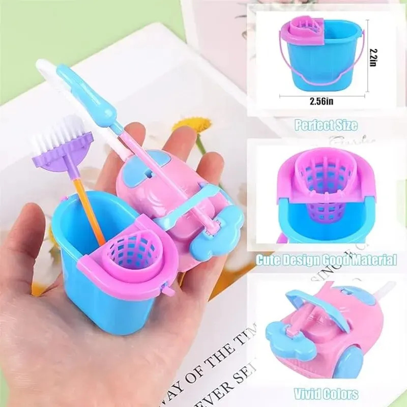 9 pezzi in miniatura casa dell - Kids Outdoor Broom recensione e prezzo