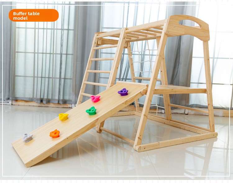 Jungle Gym Kids Outdoor Scivol - Kids Outdoor Wooden Climbing Frame recensione e prezzo