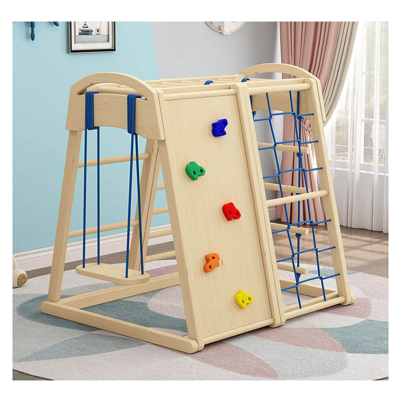 Set da Gioco per Bambini da In - Kids Outdoor Wooden Climbing Frame recensione e prezzo