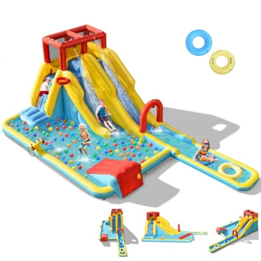 Scivolo acquatico gonfiabile d - Kids Outdoor Water Slide recensione e prezzo