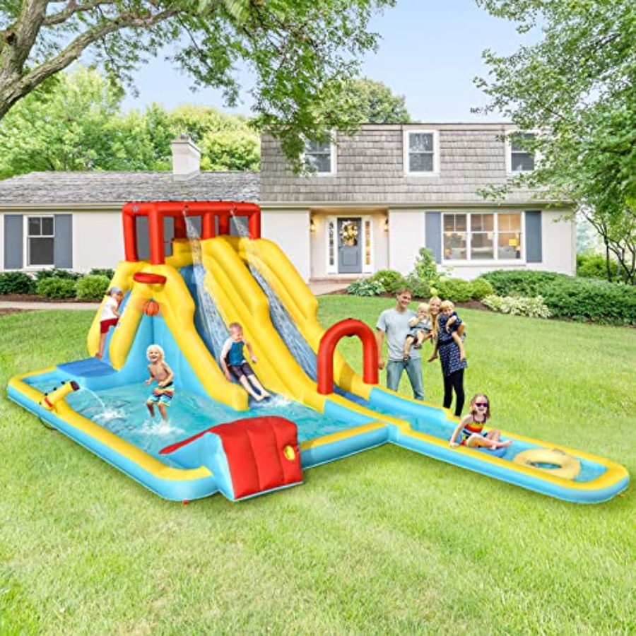 Scivolo acquatico gonfiabile d - Kids Outdoor Water Slide recensione e prezzo