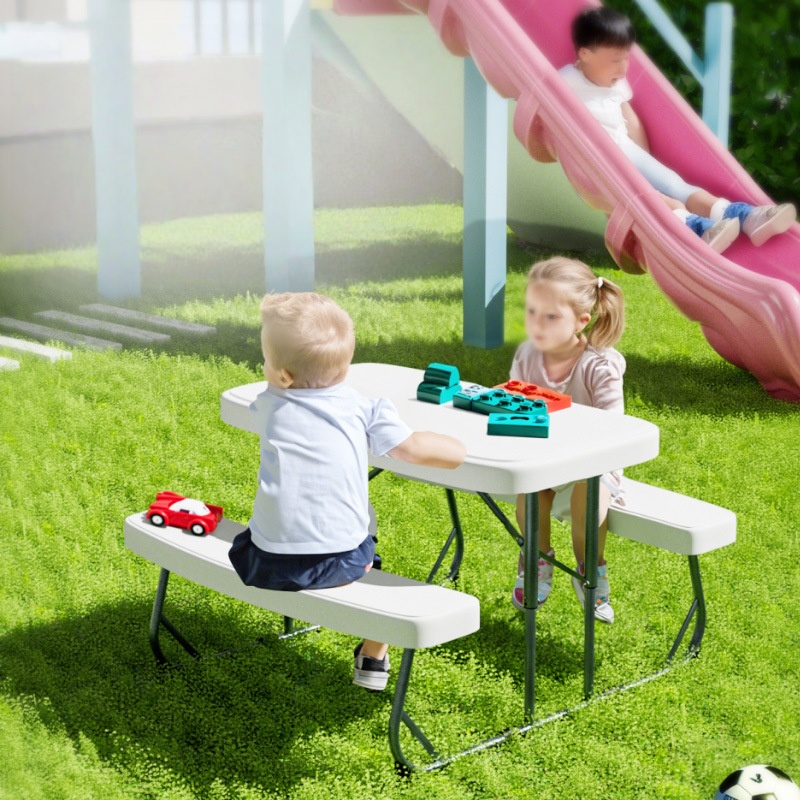 Set Tavolo e Panchina Pieghevo - Kids Outdoor Bench recensione e prezzo