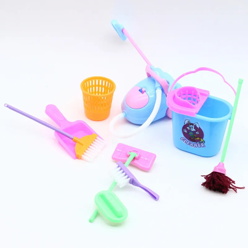 9 pezzi in miniatura casa dell - Kids Outdoor Broom recensione e prezzo