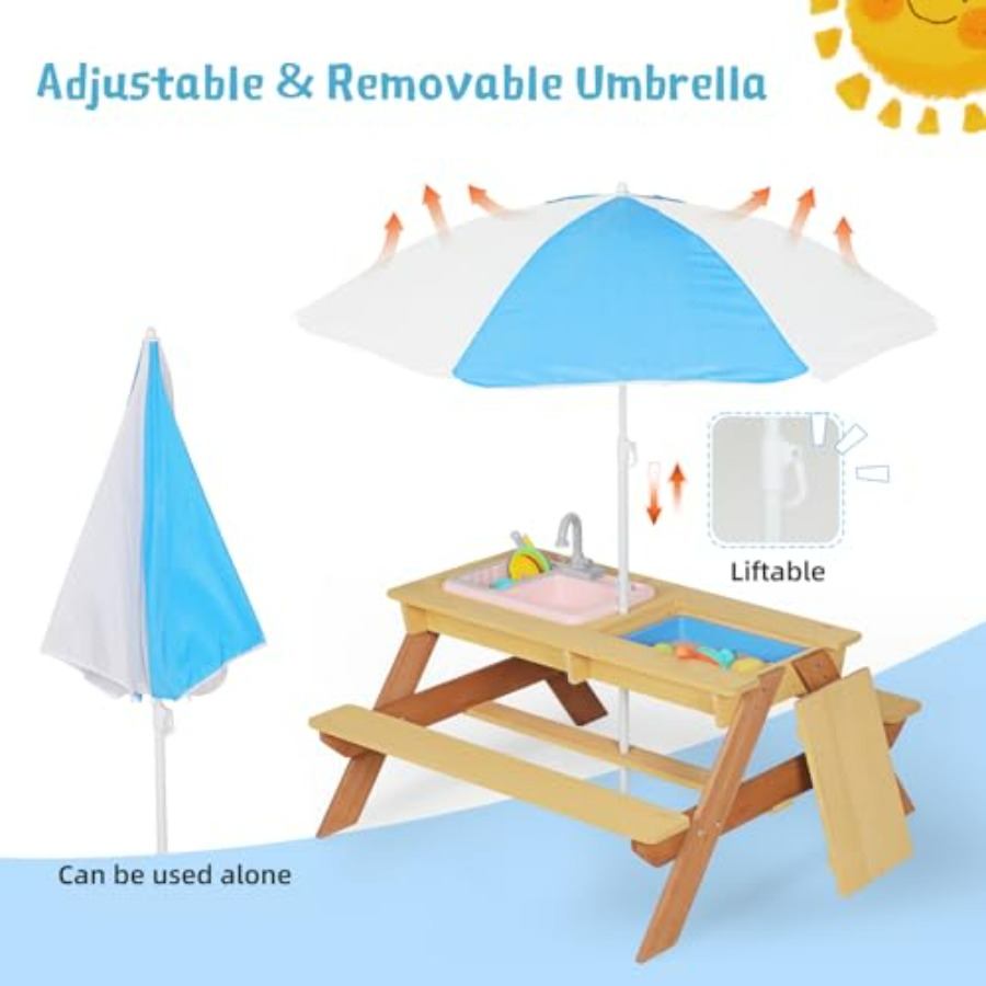 Tavolo da picnic per bambini d - Kids Outdoor Umbrella For Table recensione e prezzo