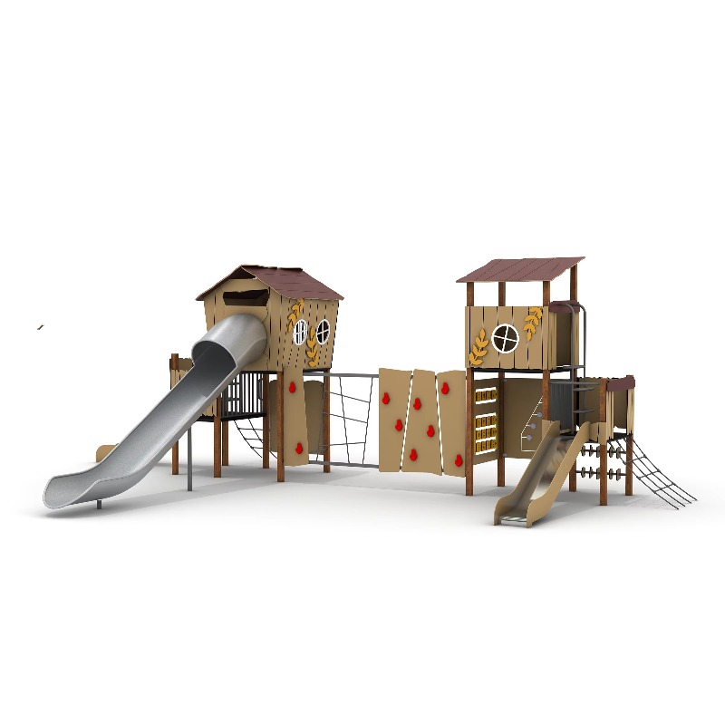 Set da gioco per esterni in le - Kids Outdoor Wooden Playset recensione e prezzo