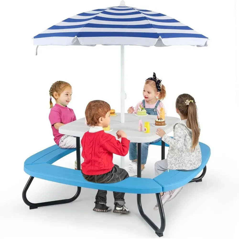 Tavolo da Picnic per 8 Bambini - Kids Outdoor Umbrella For Table recensione e prezzo