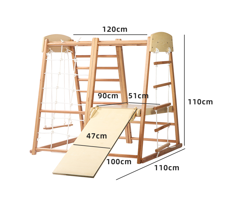 Palestra da arrampicata Montes - Kids Outdoor Wooden Climbing Frame recensione e prezzo