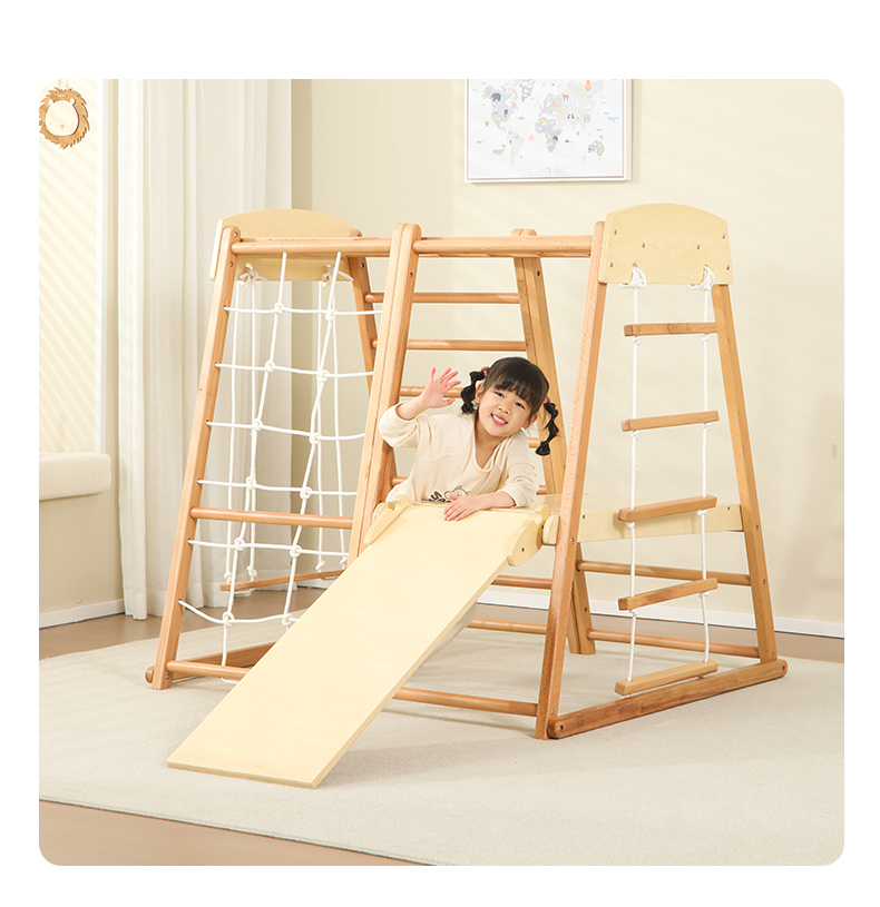 Palestra da arrampicata Montes - Kids Outdoor Wooden Climbing Frame recensione e prezzo