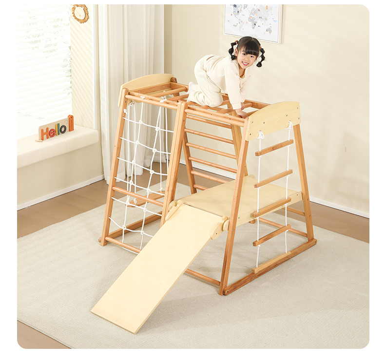 Palestra da arrampicata Montes - Kids Outdoor Wooden Climbing Frame recensione e prezzo