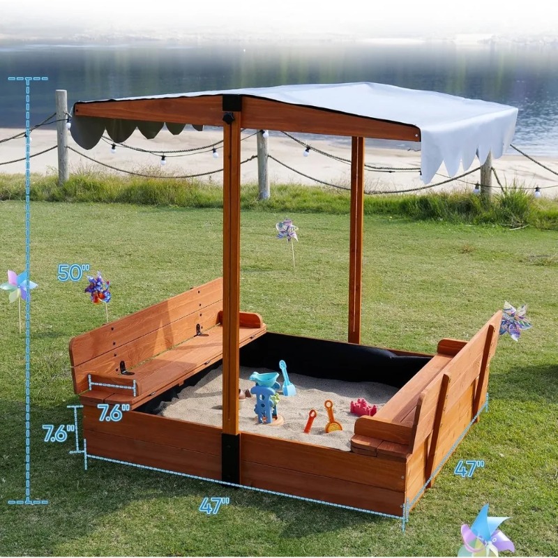 Sabbiera per Bambini in Legno  - Kids Outdoor Bench recensione e prezzo