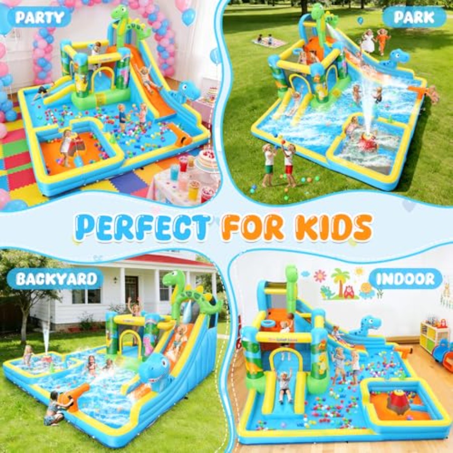 Scivolo acquatico gonfiabile d - Kids Outdoor Water Slide recensione e prezzo