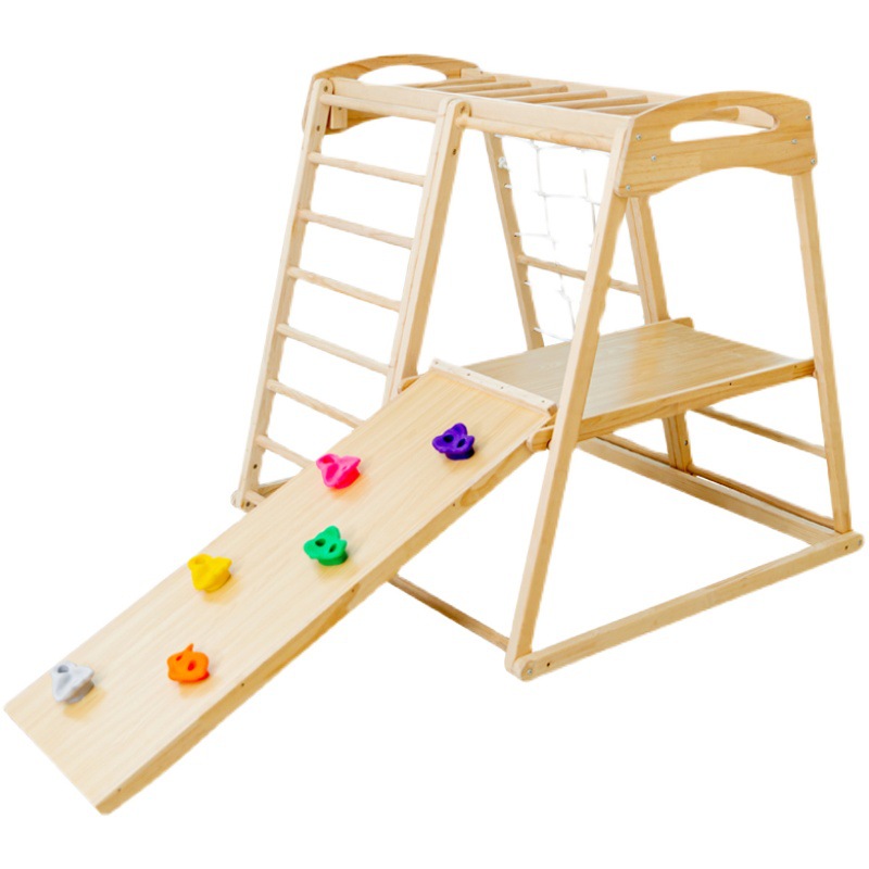 Struttura da Arrampicata per B - Kids Outdoor Wooden Climbing Frame recensione e prezzo