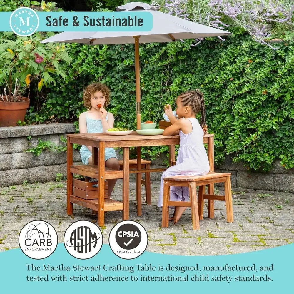 Set da Esterno per Bambini con - Kids Outdoor Umbrella For Table recensione e prezzo