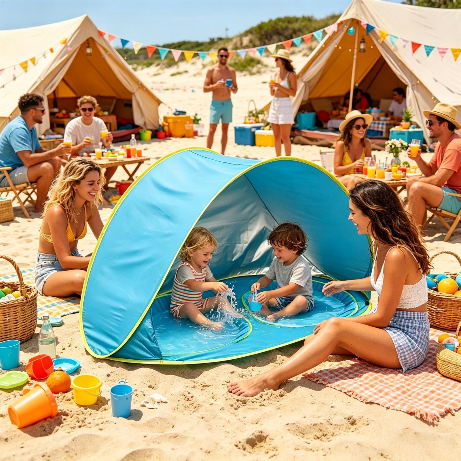 Tenda da spiaggia per bambini  - Outdoor Kids In An Indoor World recensione e prezzo