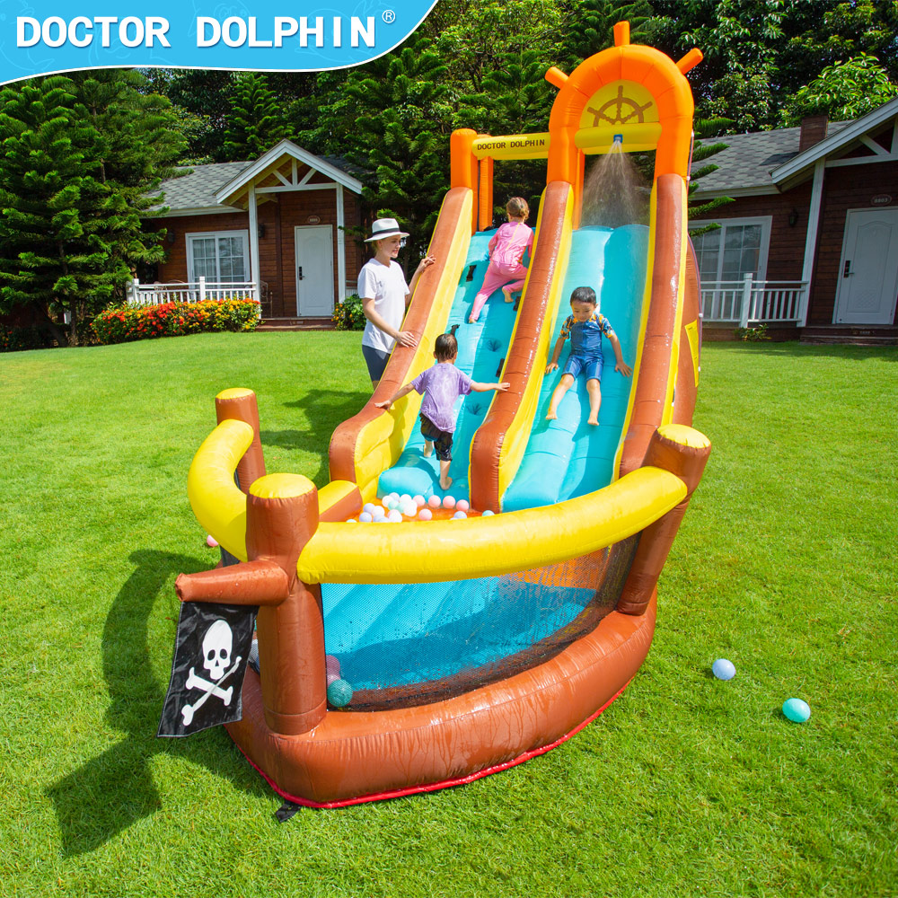 Dottore Delfino Nave pirata Ca - Kids Outdoor Water Slide recensione e prezzo