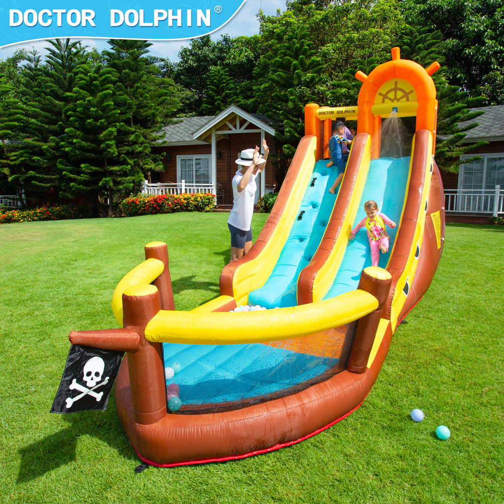 Dottore Delfino Nave pirata Ca - Kids Outdoor Water Slide recensione e prezzo