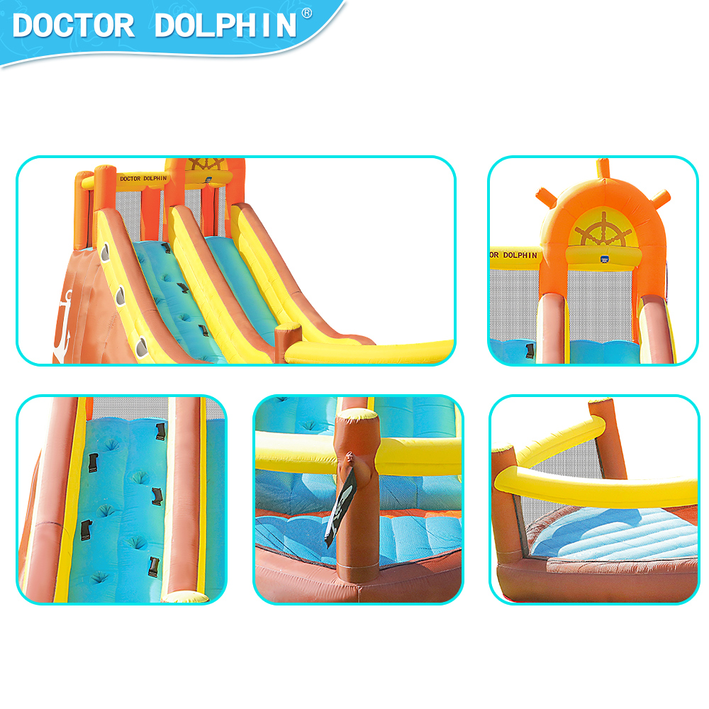 Dottore Delfino Nave pirata Ca - Kids Outdoor Water Slide recensione e prezzo
