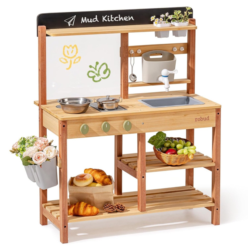 Cucina in Legno per Bambini co - Kids Outdoor Wooden Playset recensione e prezzo