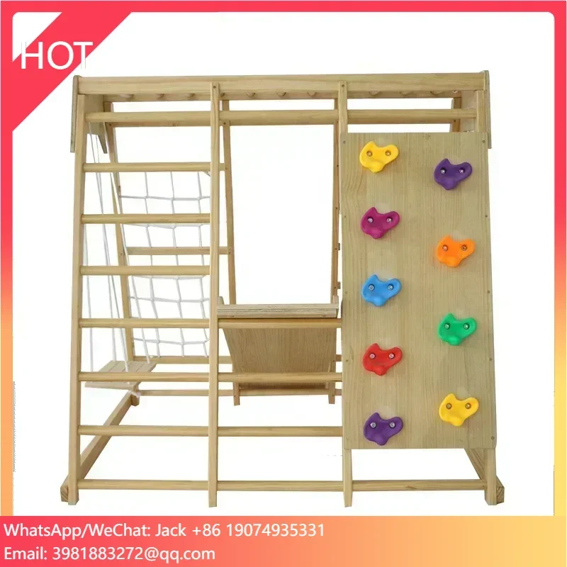 Vendita all'ingrosso per bambi - Kids Outdoor Jungle Gym With Slide recensione e prezzo