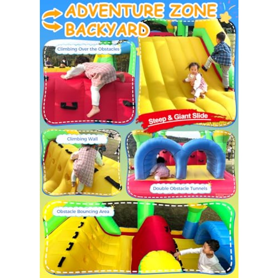 Percorso a ostacoli gonfiabile - Kids Outdoor House recensione e prezzo