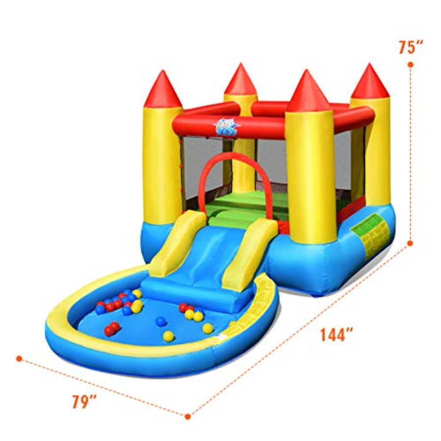 Castello gonfiabile da giardin - Kids Outdoor Water Slide recensione e prezzo