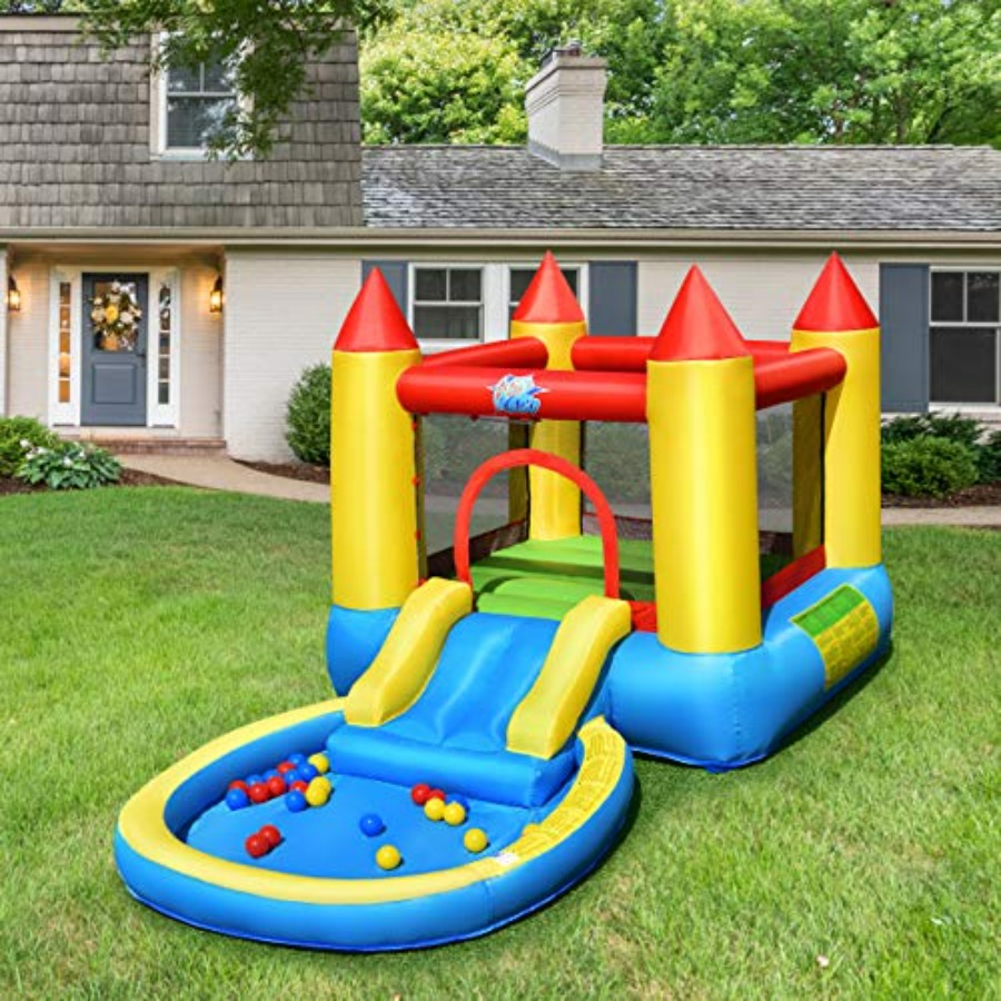 Castello gonfiabile da giardin - Kids Outdoor Water Slide recensione e prezzo
