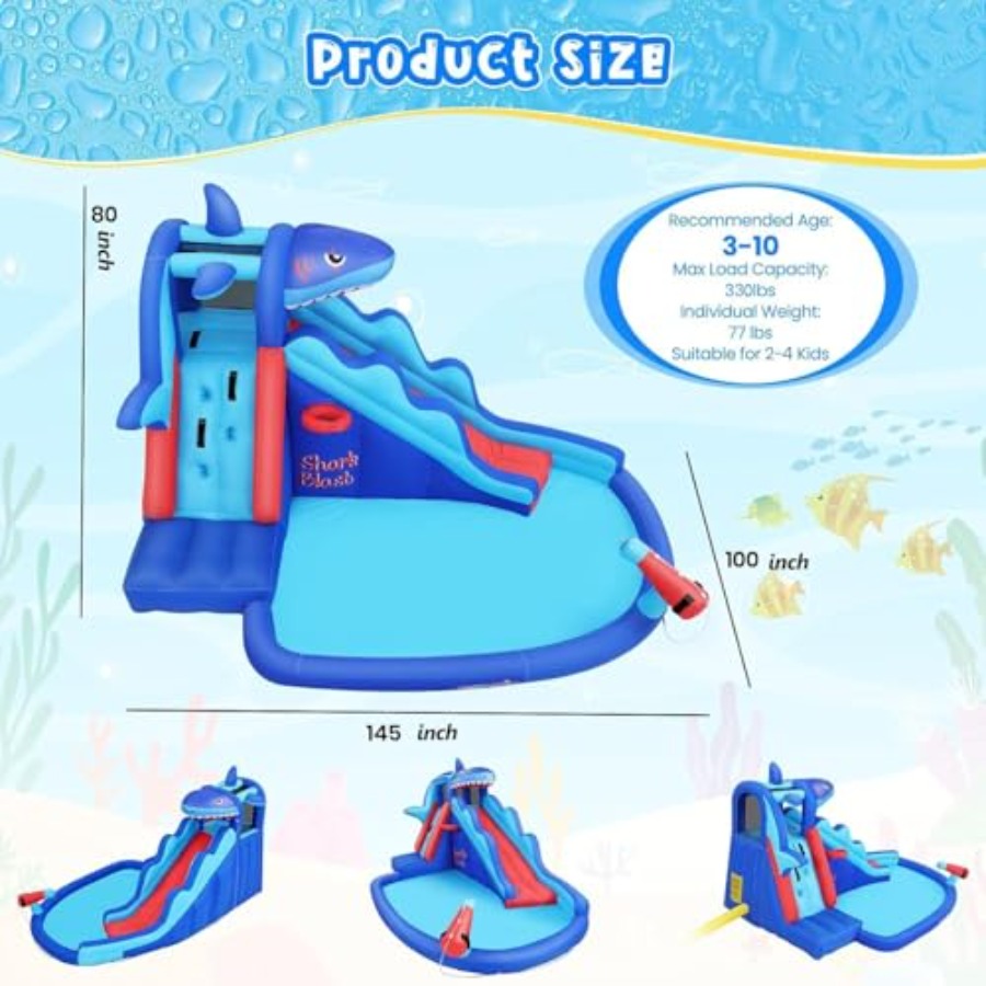 Scivolo acquatico gonfiabile d - Kids Outdoor House recensione e prezzo