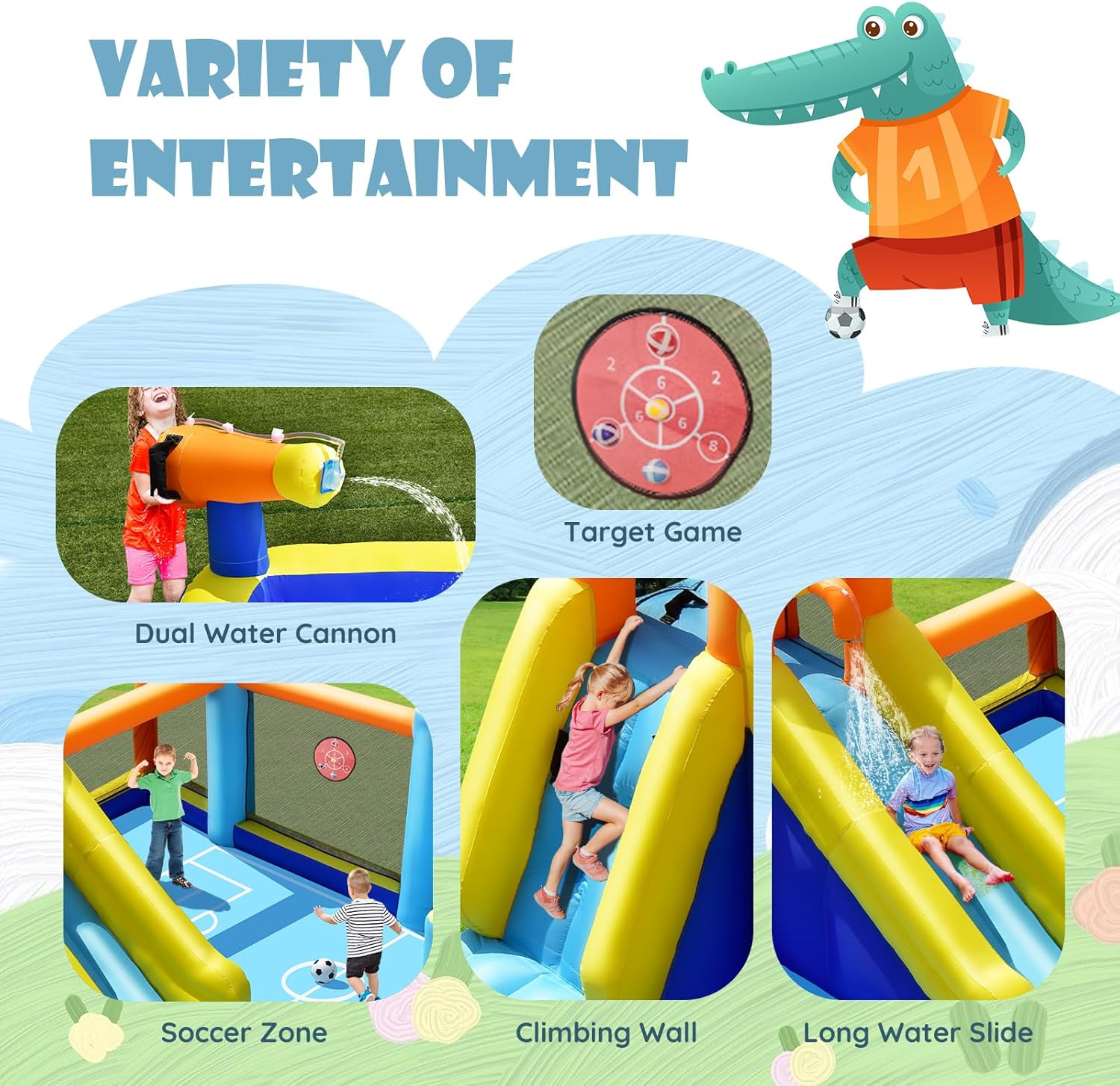 Scivolo d'Acqua Gonfiabile Gig - Kids Outdoor House recensione e prezzo