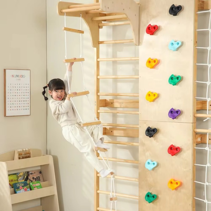 Spalliera svedese in legno mas - Kids Outdoor Wooden Climbing Frame recensione e prezzo