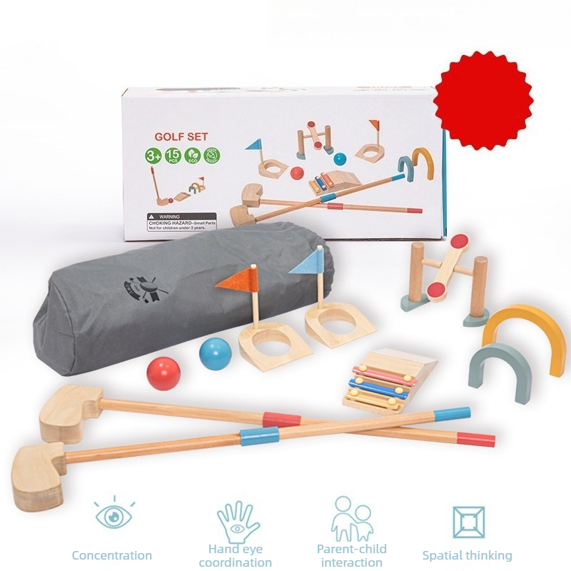 Set di palline da golf per bam - Kids Outdoor Wooden Playset recensione e prezzo