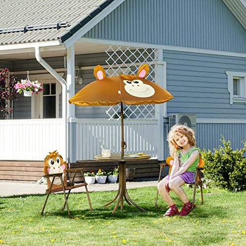 Set Tavolo e Sedie per Bambini - Kids Outdoor Umbrella For Table recensione e prezzo